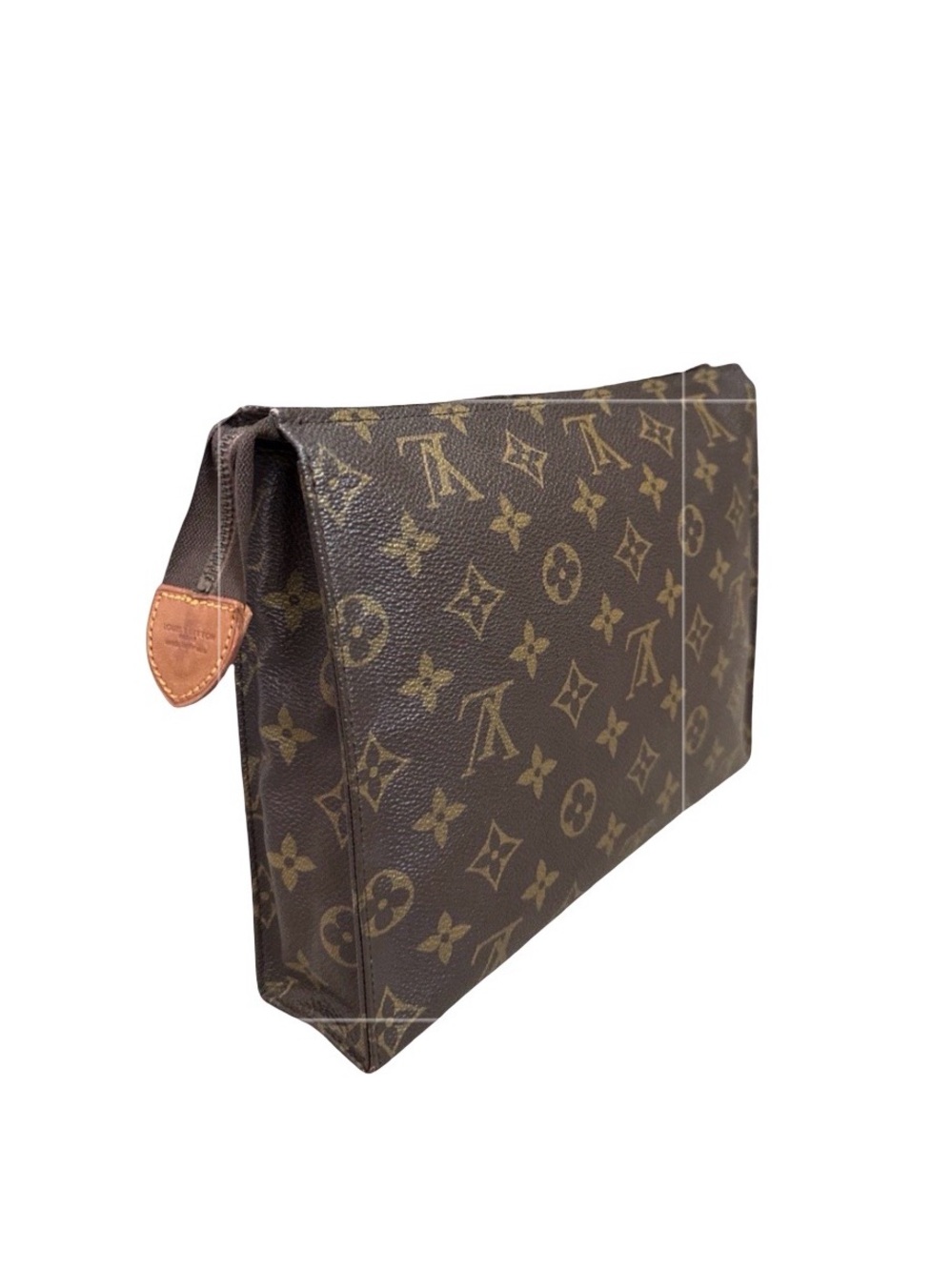 Louis Vuitton Monogram Canvas Toiletry in Brown and Tan Crossbody Shoulder Bag - Picture 1 of 15